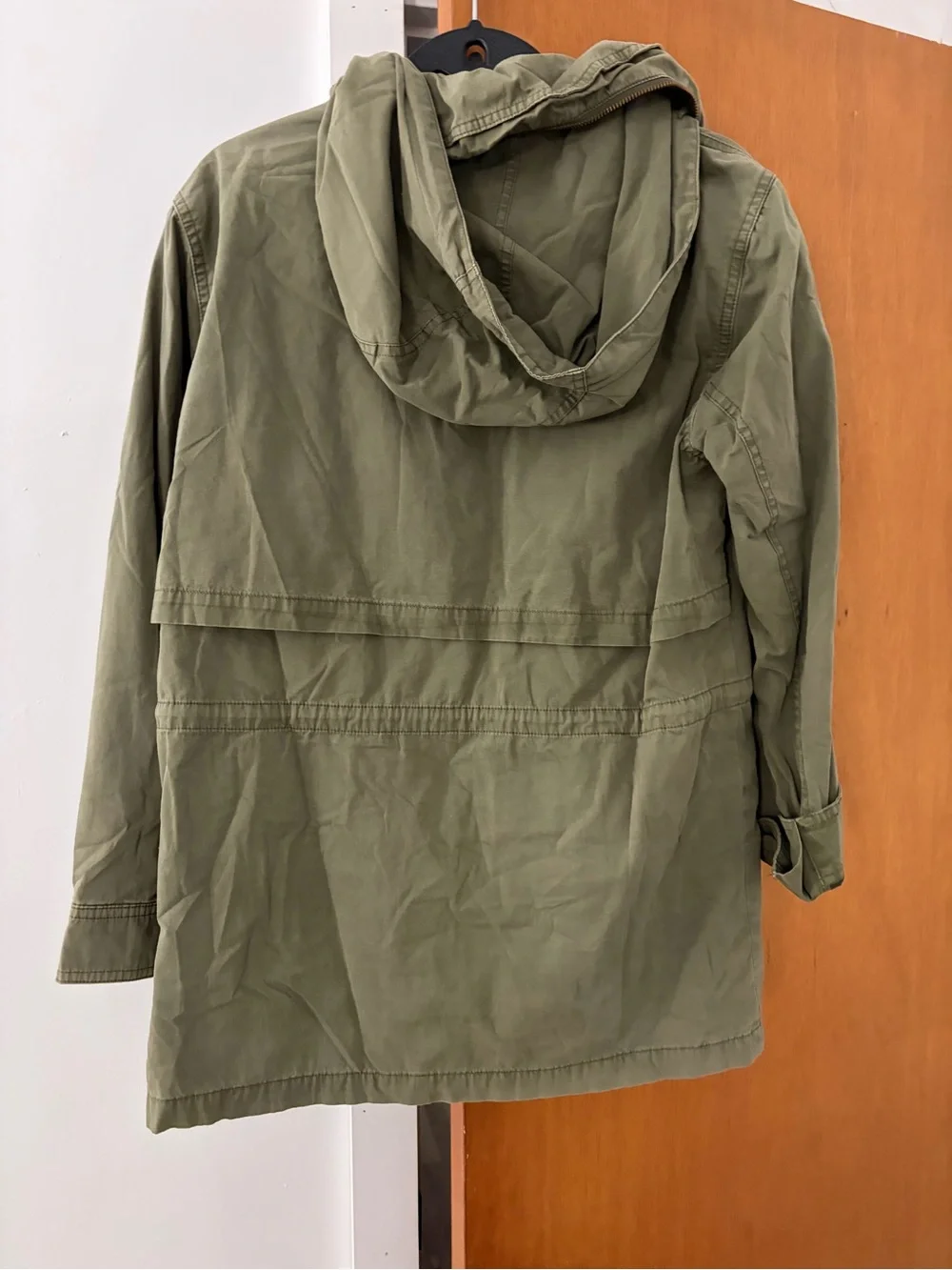 J. Crew Olive Green Hooded Field Jacket